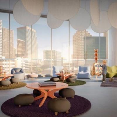  SLS LUX Brickell kids room