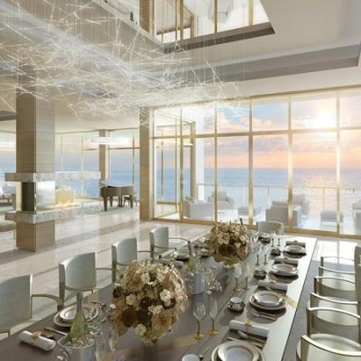 Mansions at Acqualina dining room